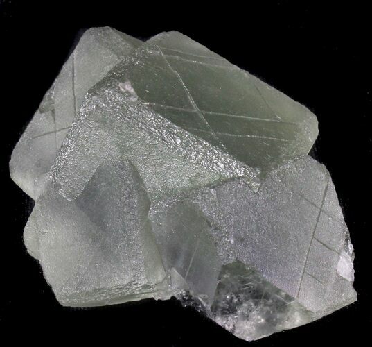 Cubic, Green Fluorite - China #39123